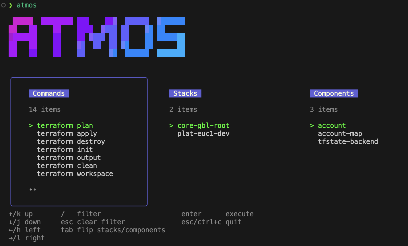 Atmos Command Line Interface